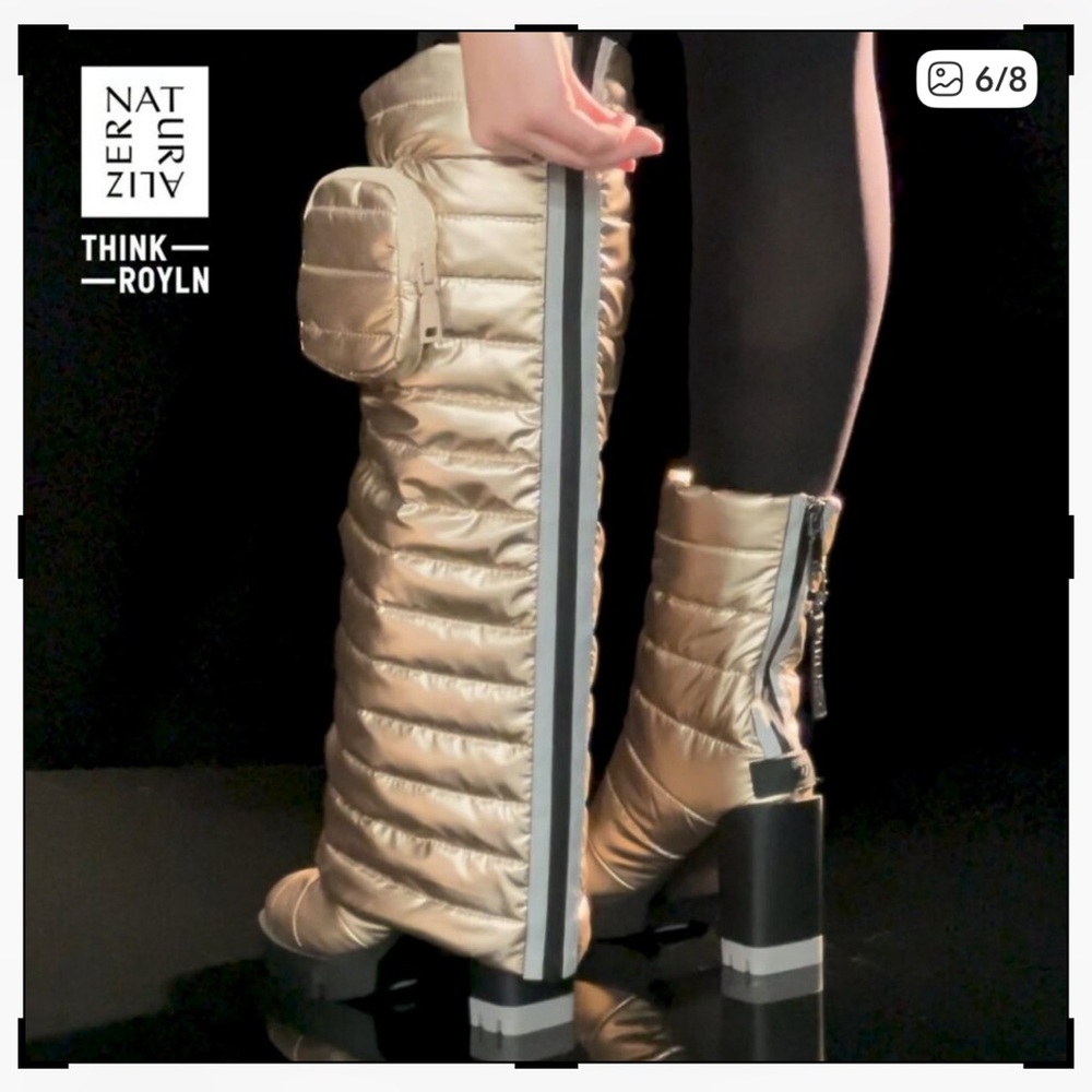Naturalizer quilted boots with legwarmers for a stylish look! - Picture 9 of 10
